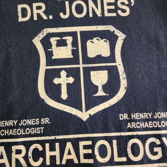 Men's Redbubble Dr. Jones black t-shirt - Picture 3 of 8